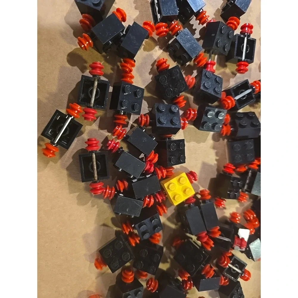 LEGO Technic Axle Pin Connector Black 2 x‎ 2 Lot Vintage Pieces